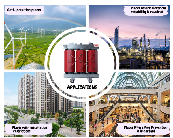 Application of dry-type transformer 