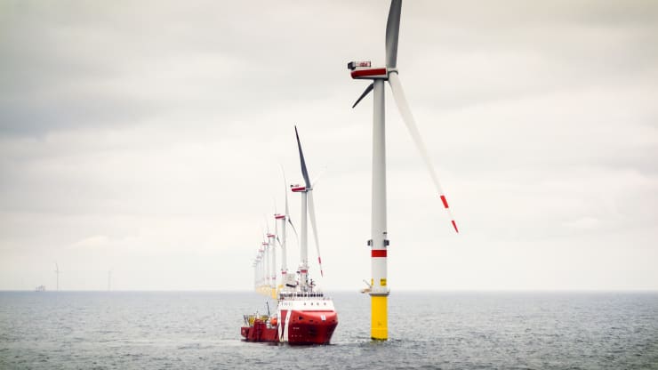 Orsted desire to link a giant offshore wind farm to renewable hydrogen production